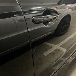 Dents on passenger door Dents on passenger door