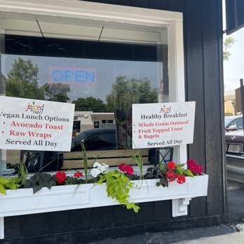 Juiced by Shic - a storefront window with flowers in the window - Juice Bars & Smoothies Near Me - Midlothian, Illinois Juiced by Shic - a storefront window with flowers in the window - Juice Bars & Smoothies Near Me - Midlothian, Illinois