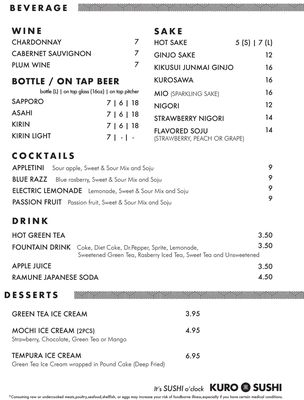 Menu photo 8 Kuro Sushi San Diego, CA Menu photo 8 Kuro Sushi San Diego, CA