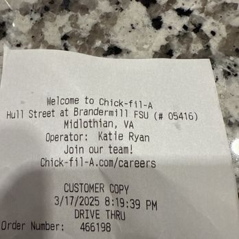Chick-fil-A - Fast Food Near Me - Midlothian, Virginia