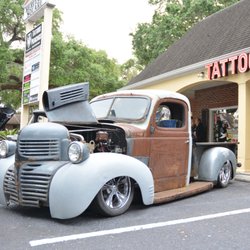 Pinup Tattoo Studio - One of the car show entrants from one of our community car show held here at Pinup Tattoo Studio.