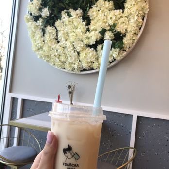 TSAôCAA - Cloud Mist Milk Green Tea 500ml, $3.75 - Bubble Tea Near Me - Chicago, Illinois