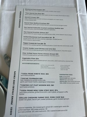 Menu photo 2 Marina Cafe Destin, FL