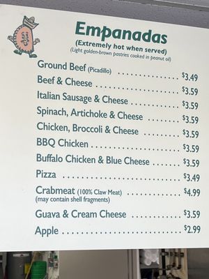 Menu photo 6 Mr Empanada Tampa, FL