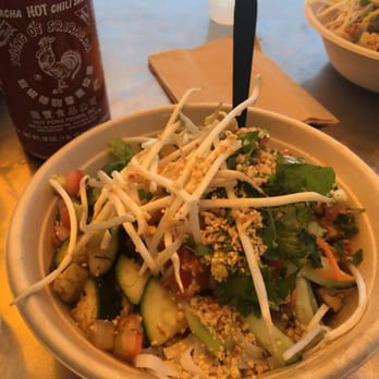 TAP The Asian Project - Half rice noodle, half greens with chicken and tamarind dressing. - Do-It-Yourself Food Near Me - Burbank, California TAP The Asian Project - Half rice noodle, half greens with chicken and tamarind dressing. - Do-It-Yourself Food Near Me - Burbank, California