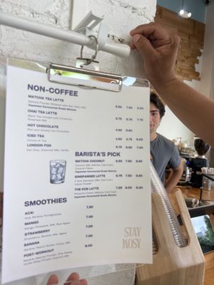 Menu photo 7 Kos Coffee San Diego, CA