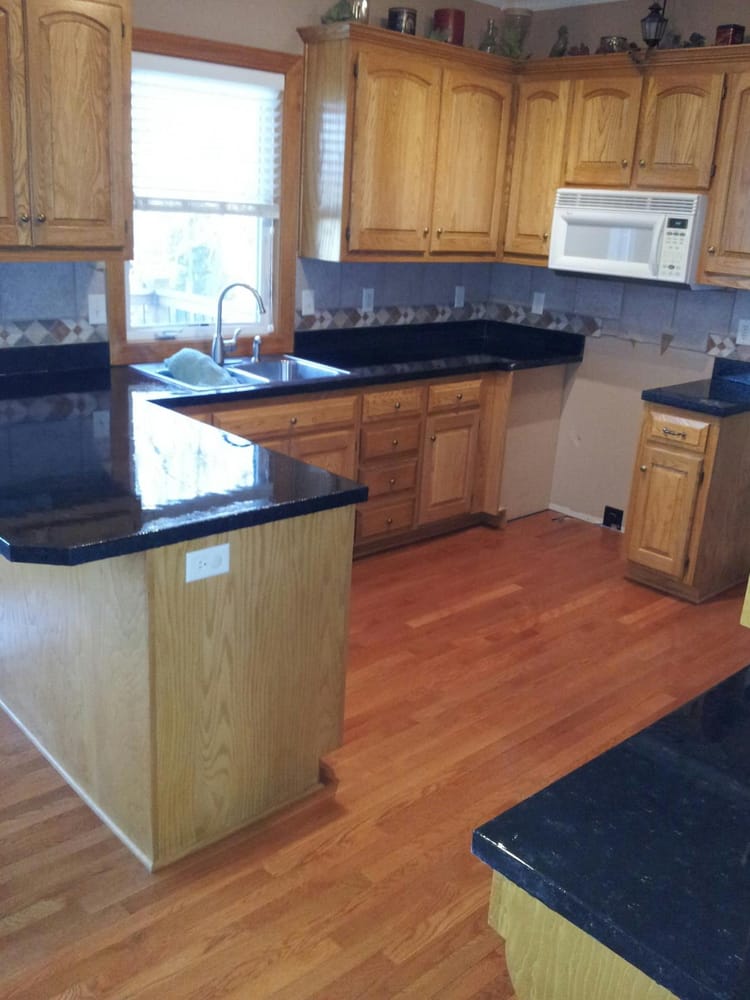Concrete Overlay On Countertops Sealed With Epoxy Yelp