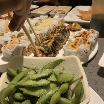 Sushi King - 16a. Edamame 97. Spicy Krab Roll 95. Spicy Tuna Roll - Japanese Near Me - Daytona Beach, Florida Sushi King - 16a. Edamame 97. Spicy Krab Roll 95. Spicy Tuna Roll - Japanese Near Me - Daytona Beach, Florida