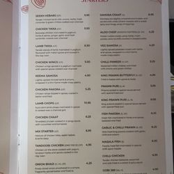 Chilli Spice - Menu