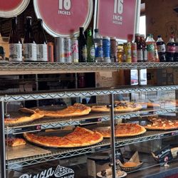 Brooklyn Bros. Pizzeria - Pie display