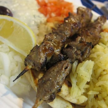 Yiassoo - Lamb Souvlaki Plate - Greek Near Me - Cupertino, California Yiassoo - Lamb Souvlaki Plate - Greek Near Me - Cupertino, California