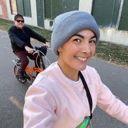 Dequindre Cut Greenway - So fun not too have to worry about traffic.