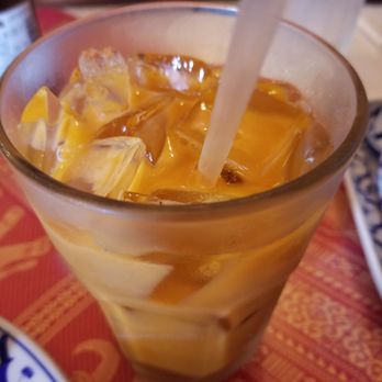 Thailand Cuisine - Yummy Thai iced tea at Thailand Cuisine. - Thai Near Me - Kahului, Hawaii Thailand Cuisine - Yummy Thai iced tea at Thailand Cuisine. - Thai Near Me - Kahului, Hawaii