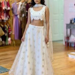 ViBha - Not the bride, but still stealing hearts 
Discover the perfect wedding guest lehenga at our boutique.