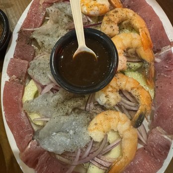 Los Morros - El Espanta Crudas Tuna and shrimp - Seafood Near Me - Tulum, ROO Los Morros - El Espanta Crudas Tuna and shrimp - Seafood Near Me - Tulum, ROO