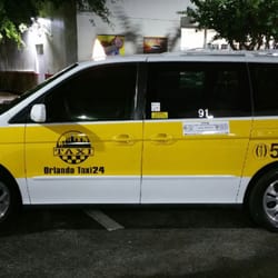 Orlando Taxi 24 - This are Honda Odyssey minivans that 7 people can ride for the same price on the meter.