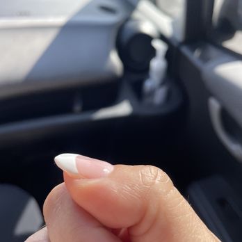The Polish Lounge - The lumpy work of the 2nd nail tech who worked on me. - Nail Salons Near Me - Santa Monica, California