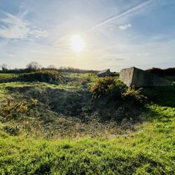 Pointe du Hoc - 3/12/26 Bomb crater
