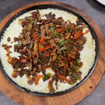Casa Alejo - Queso Fundido with Alambre (steak & veggies) - New Mexican Cuisine Near Me - Springdale, Arkansas Casa Alejo - Queso Fundido with Alambre (steak & veggies) - New Mexican Cuisine Near Me - Springdale, Arkansas