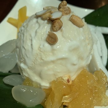 Manow Thai Kitchen - Coconut ice cream - Thai Near Me - Newton, Massachusetts Manow Thai Kitchen - Coconut ice cream - Thai Near Me - Newton, Massachusetts