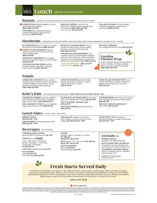 Menu photo 3 Keke's Breakfast Cafe Mt. Juliet, TN Menu photo 3 Keke's Breakfast Cafe Mt. Juliet, TN