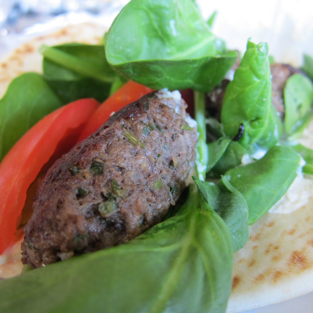Paprika Cafe - Kafta Kabob Pita Wrap - Mediterranean Near Me - Monterey, California