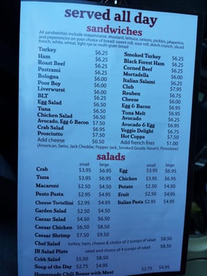 Menu photo 6 JB's Place San Francisco, CA