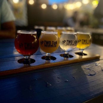 Two Ton Brewing - Beer flights :) - Breweries Near Me - Kenilworth, New Jersey