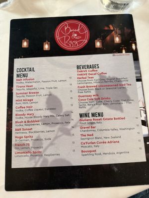 Menu photo 3 Bread & Roses Shelby Township, MI
