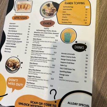 Monsta Ramen - Menu - Japanese Curry Near Me - San Diego, California Monsta Ramen - Menu - Japanese Curry Near Me - San Diego, California