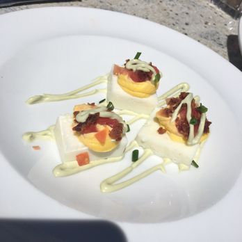 Mesh Restaurant - BLT Deviled Eggs - New American Near Me - Indianapolis, Indiana Mesh Restaurant - BLT Deviled Eggs - New American Near Me - Indianapolis, Indiana