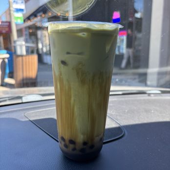Societea Teahouse & Eatery - Brown sugar boba matcha - Bubble Tea Near Me - San Bruno, California