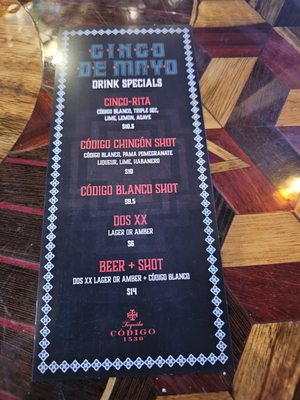 Menu photo 1 Matador Charleston Charleston, SC Menu photo 1 Matador Charleston Charleston, SC