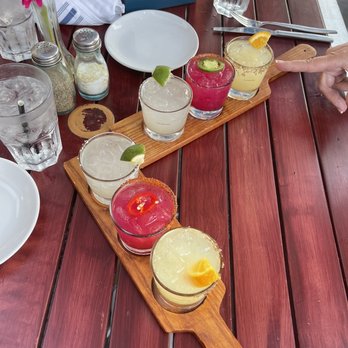 Teddy's By The Sea - Margarita Flight - Seafood Near Me - Carpinteria, California