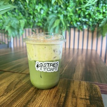 Tres Cafe - Banana Pudding Matcha - Coffee & Tea Near Me - Moreno Valley, California