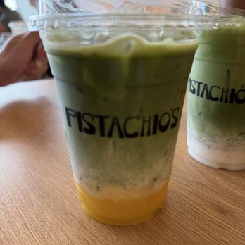 Pistachio’s Coffee Shop - Mango matcha - Coffee & Tea Near Me - Houston, Texas Pistachio’s Coffee Shop - Mango matcha - Coffee & Tea Near Me - Houston, Texas