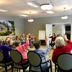 Meadow Mills Assisted Living & Memory Care by Priority Life Care - Physical exercising is just a part of the engaging activities we do to nurture our residents well-being.