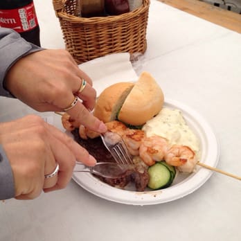 Fisketorget - Whale meat and prawns. - Seafood Markets Near Me - Bergen, 12