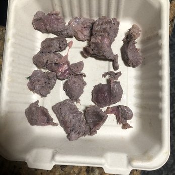 Aloha Salads - meat in a styrofoam container - Sandwiches Near Me - Honolulu, Hawaii
