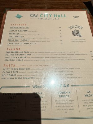 Menu photo 1 Old City Hall New Braunfels, TX Menu photo 1 Old City Hall New Braunfels, TX