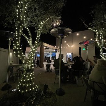 Project Social - Outdoor seating with heat lamps - New American Near Me - Dana Point, California Project Social - Outdoor seating with heat lamps - New American Near Me - Dana Point, California