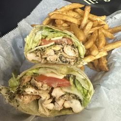 Myakka City Tavern and Grill - Chicken garlic parm wrap