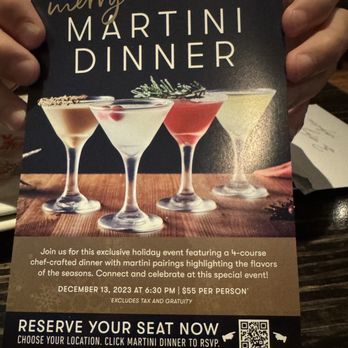 Bonefish Grill - The cover of the menu - Seafood Near Me - Belleair Bluffs, Florida