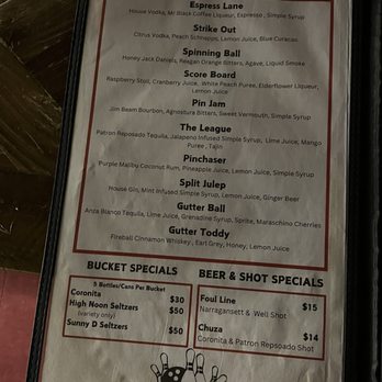 The Gutter - recommend score board and gutter ball - Bowling Near Me - New York, New York