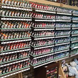 Rocking Bobbin Quilt Shop - Lots of thread!