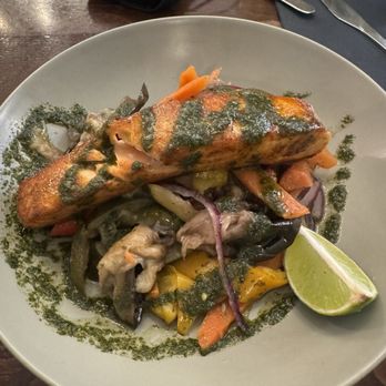 Le Balto - Ordered the Salmon with veggies.  Left with the good vibes. - Bars Near Me - Paris, 75
