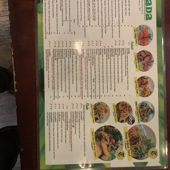 Ayada Thai - Menu, as a note to self for the next time we're picking up - Thai Near Me - Elmhurst, New York