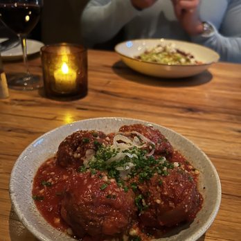 Prato - Prato Meatballs (normally comes with 3 but you can upgrade to have 4) - Pizza Near Me - Winter Park, Florida Prato - Prato Meatballs (normally comes with 3 but you can upgrade to have 4) - Pizza Near Me - Winter Park, Florida
