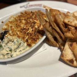 LongHorn Steakhouse - Parmesan and spinach dip