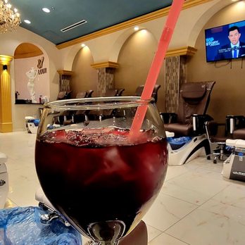 LV Nail Lounge - SANGRIA was perfect! - Nail Salons Near Me - San Antonio, Texas